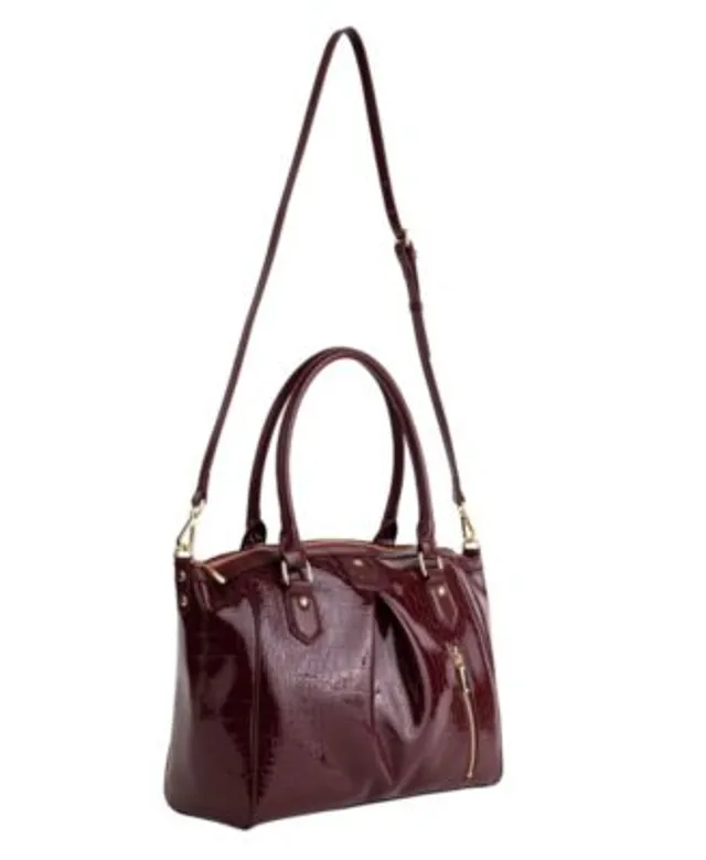 LODIS Women's Addison Croc Top Handle Bag
