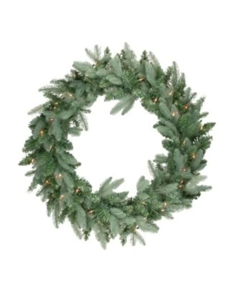 Northlight Pre- Lit Washington Frasier Fir Artificial Christmas Wreath With  Clear Lights, 24