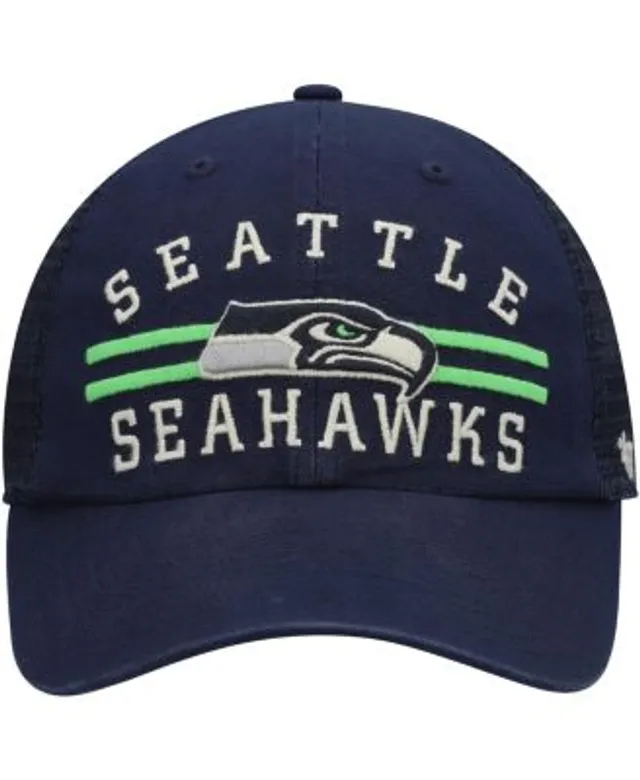 Men's '47 Royal Seattle Seahawks Highpoint Trucker Clean Up Snapback Hat