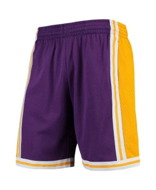 Men's Mitchell & Ness Purple Los Angeles Lakers 1996-1997 Hardwood Classics Throwback Authentic Shorts Size: Large