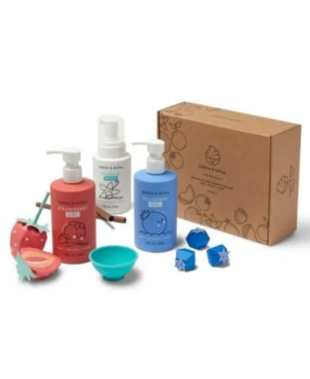 Dabble & Dollop USA Bundle - Strawberry, Vanilla & Blueberry Bath Set