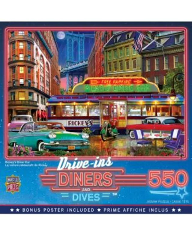 Masterpieces Puzzles Cruisin' Route 66 - Trading Post on Route 66 1000  Piece Puzzle