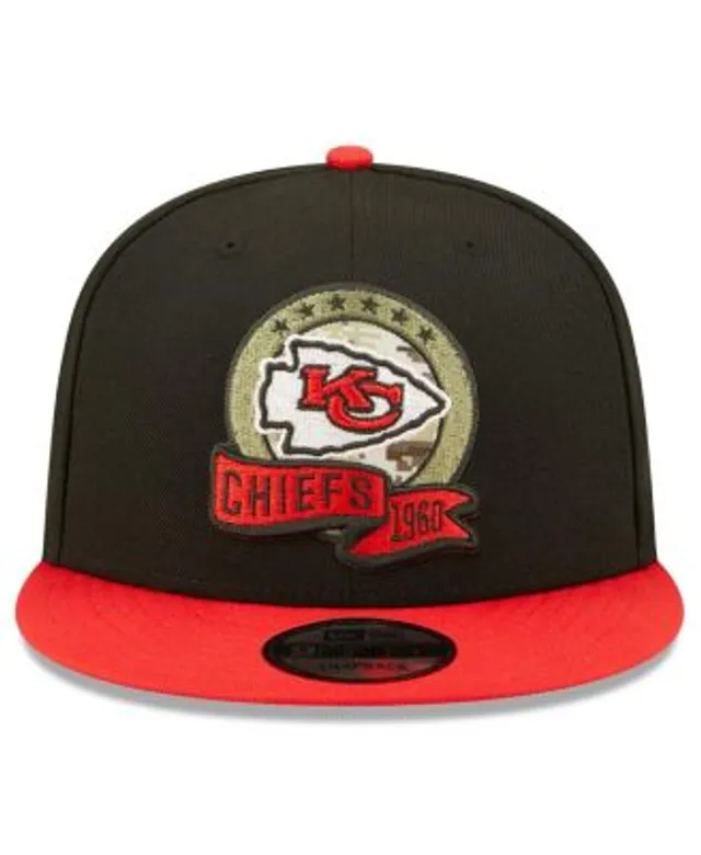 Kansas City Chiefs New Era Youth Tear 9FIFTY Snapback Hat - Red