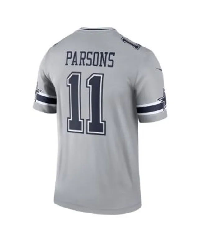 Women's Nike Micah Parsons Silver Dallas Cowboys Inverted Legend