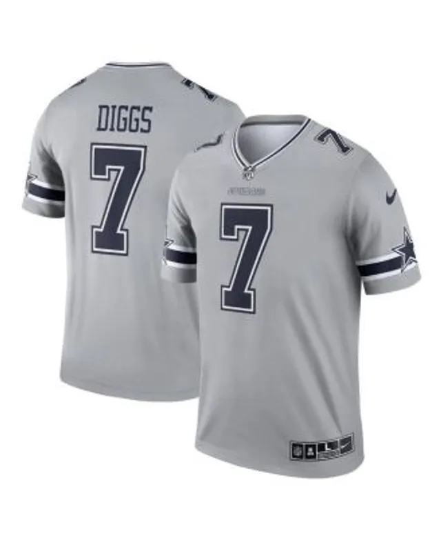 Diggs Dallas Cowboys Gray Baseball Jersey - Dgear