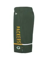 New Era Men's Green Green Bay Packers Combine Authentic Rusher Training  Shorts - Macy's