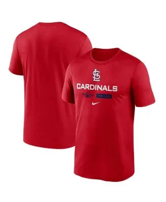 Fanatics Men's Branded Red St. Louis Cardinals 2022 Postseason Locker Room  Big and Tall T-shirt