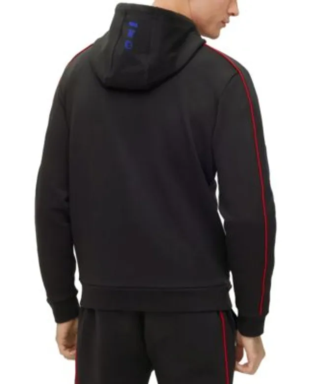 BOSS - BOSS & NBA cotton-blend zip-up hoodie