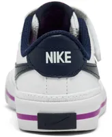 Nike Little Girls Court Borough Low 2 Stay-Put Closure Casual Sneakers from  Finish Line - Macy's