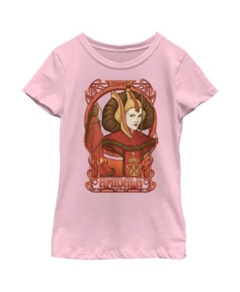 Disney Lucasfilm Girl's Star Wars: The Phantom Menace Padme Amidala Queen  Child T-Shirt