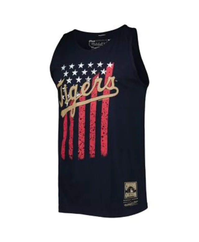 Lids Detroit Tigers Mitchell & Ness Cooperstown Collection Stars and  Stripes Tank Top - Navy