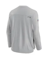 Men's Nike Navy Chicago Bears Sideline Team Performance Pullover Sweatshirt