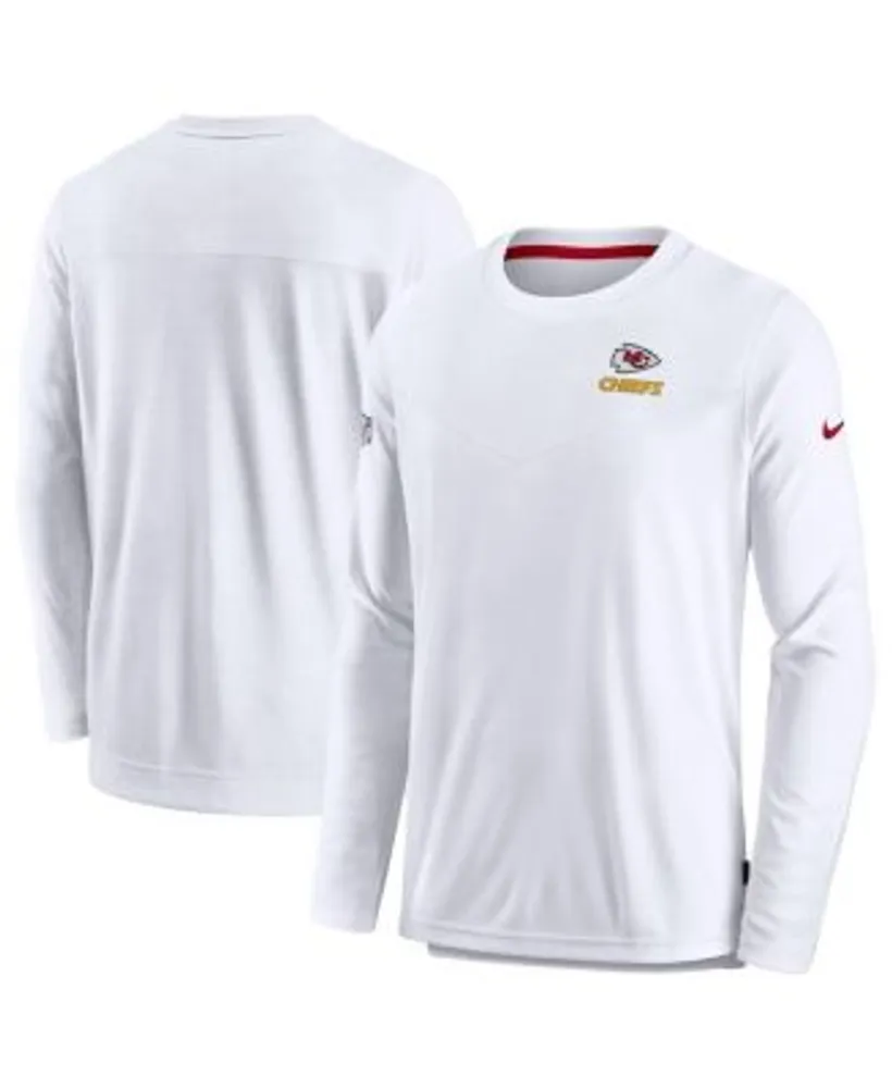 Nike Men's Dri-Fit Sideline Team (NFL Kansas City Chiefs) Long-Sleeve T-Shirt in Red, Size: 2XL | 00LX65N7G-0BI