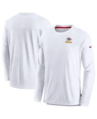 Kansas City Chiefs Nike Sideline Logo Performance Pullover Sweatshirt - Red