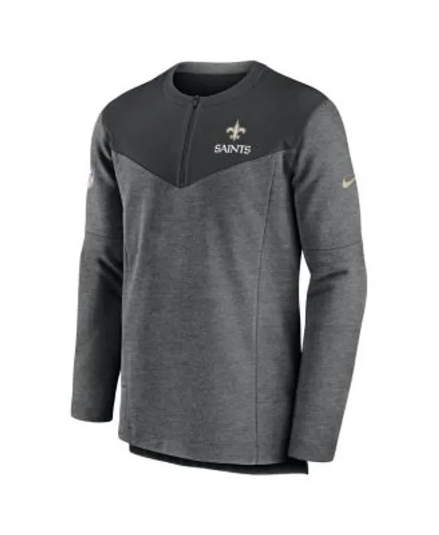 Men's Nike Black New Orleans Saints Performance Sideline Lockup Full-Zip Hoodie Size: Large