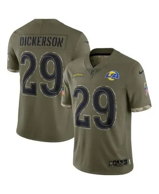 Nike Eric Dickerson Los Angeles Rams Legend Gold Color Rush Jersey