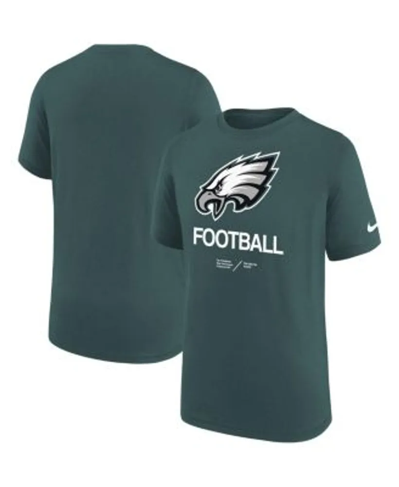 Nike Youth Boys Green Philadelphia Eagles Sideline Legend Performance T- shirt