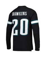 Mitchell & Ness Men's Brian Dawkins Black Philadelphia Eagles 2003 Retired  Player Name and Number Long Sleeve T-shirt