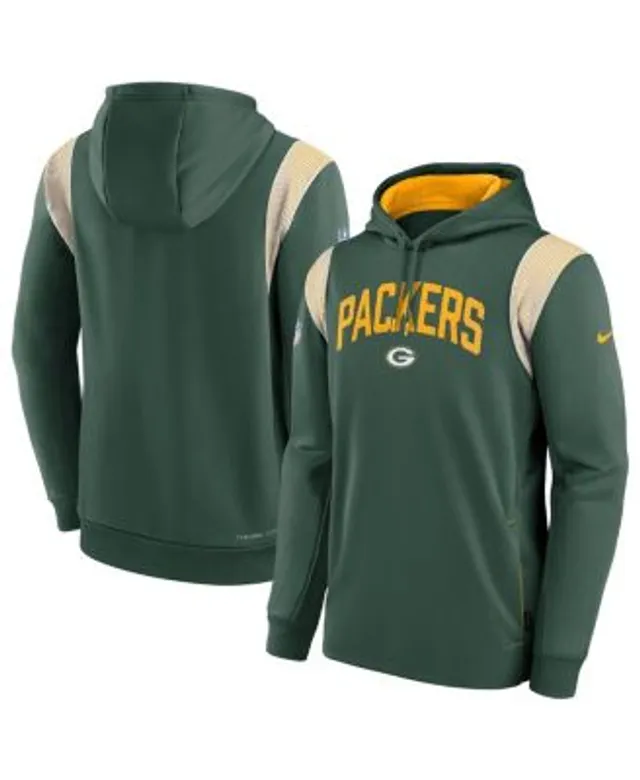 Men's Starter Green/Heather Charcoal Green Bay Packers Extreme Vintage Logos Pullover Hoodie Size: Extra Large