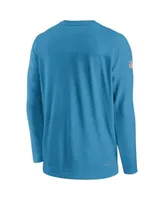 Men's Nike Blue Carolina Panthers Sideline Lockup Performance Long