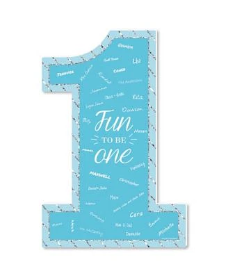 1st Birthday Boy - Fun to be One - Guest Book Sign - Alternative - Signature Mat