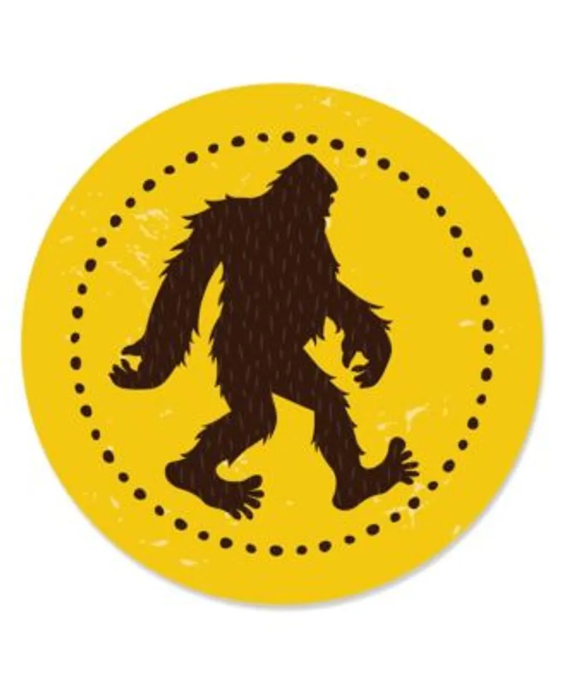 Pizza Sasquatch Gift Bigfoot' Sticker