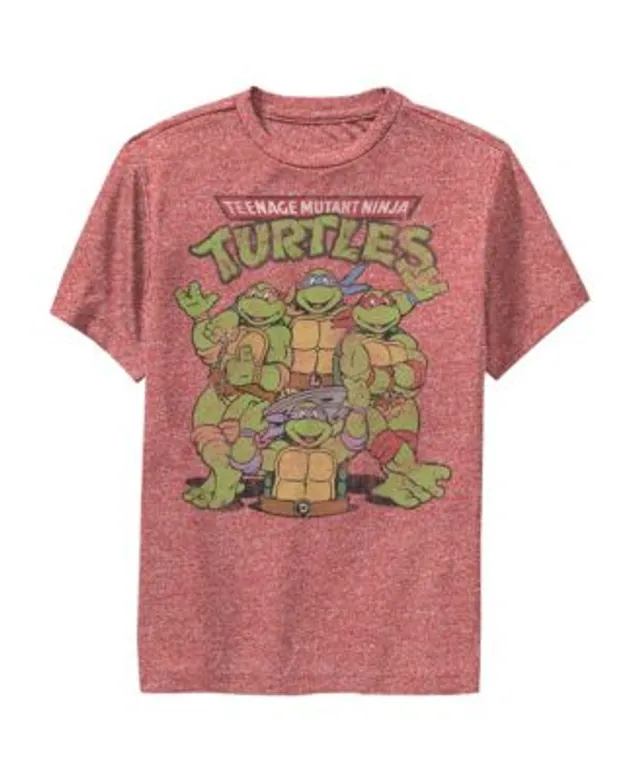 Boy's Teenage Mutant Ninja Turtles Raphael Face T-Shirt - Kelly Green -  Large