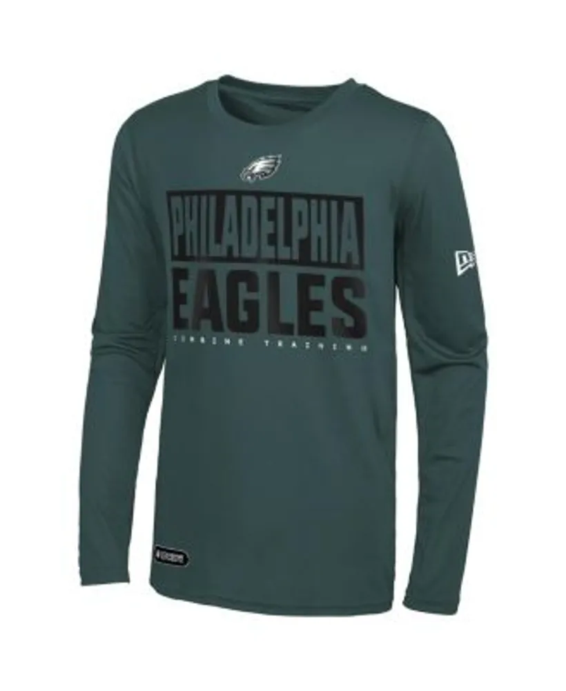 New Era Men's Midnight Green Philadelphia Eagles Combine Authentic Offsides Long  Sleeve T-shirt