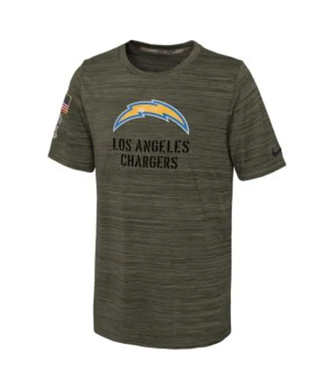 Men's Nike Justin Herbert Camo Los Angeles Chargers 2021 Salute To Service  Name & Number T-Shirt