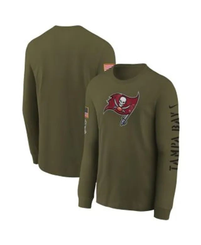 Men's Nike Olive Tampa Bay Buccaneers 2022 Salute To Service Long Sleeve  T-Shirt