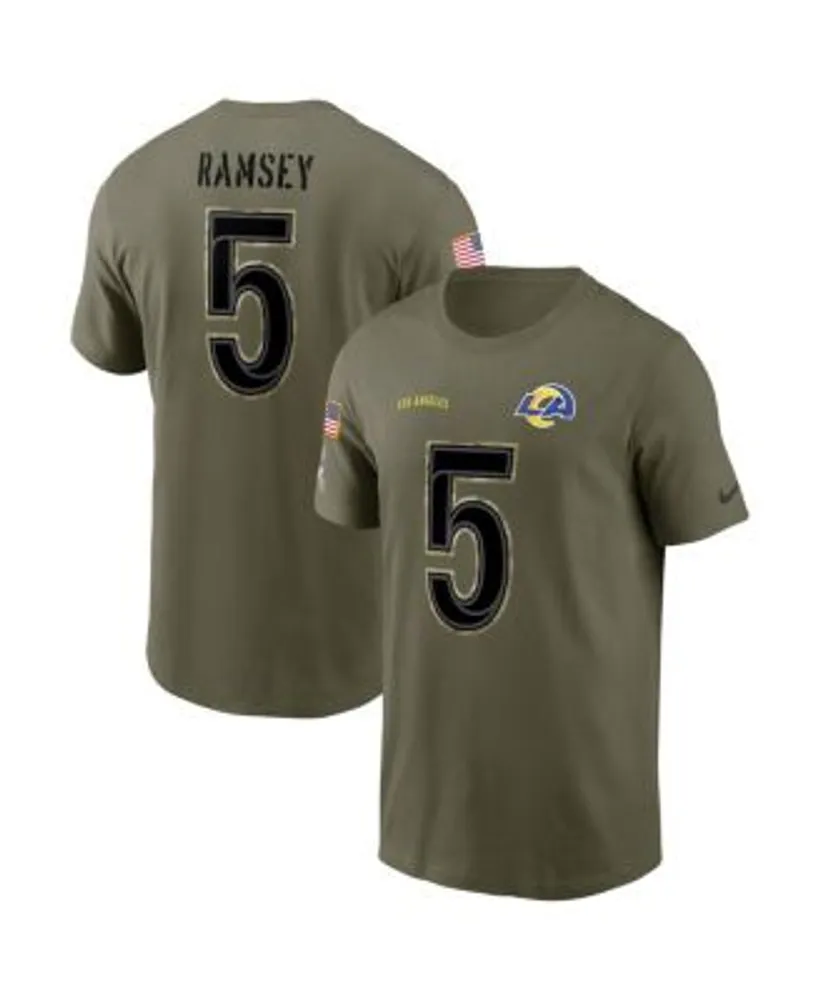 Men's Nike Jalen Ramsey Aqua Miami Dolphins Player Name & Number T-Shirt