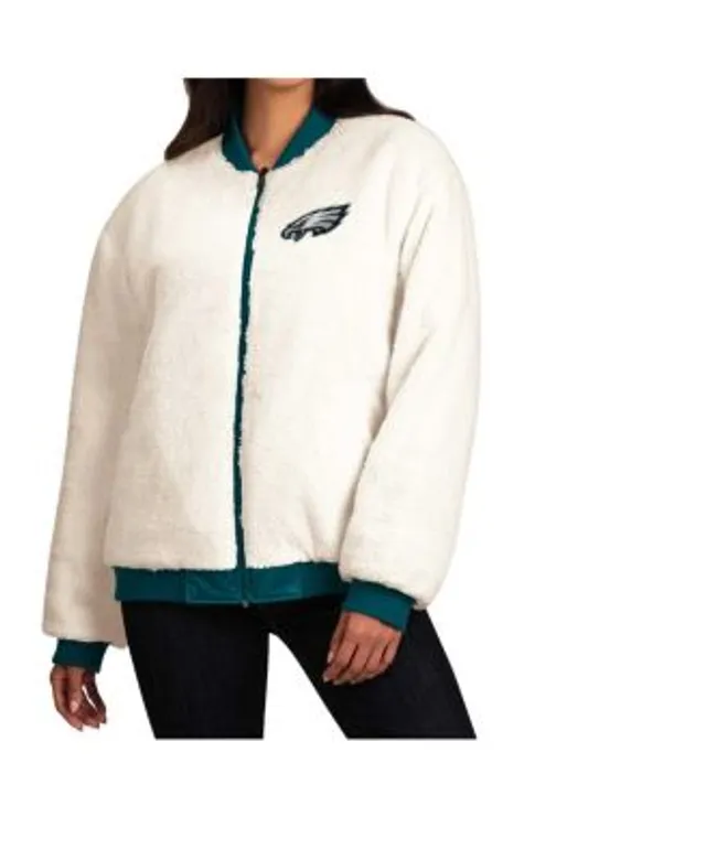 Lids Philadelphia Eagles G-III 4Her by Carl Banks Women's Switchback  Reversible Full-Zip Jacket - Oatmeal/Midnight Green