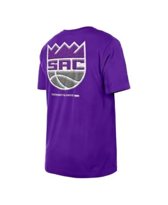 Men's New Era Purple Sacramento Kings 2022/23 City Edition Brushed Jersey  T-Shirt