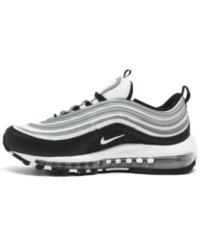 Nike Men's Air Max 97 White Bullet Casual Sneakers from Finish Line - Macy's