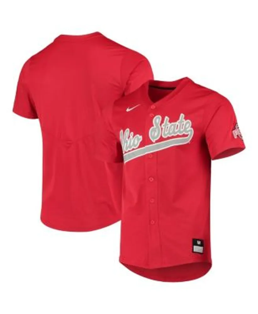Nike Men's Florida State Seminoles Cream Full Button Replica Baseball Jersey