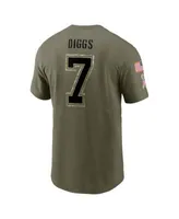 Lids Trevon Diggs Dallas Cowboys Nike 2022 Salute To Service Name & Number  T-Shirt - Olive