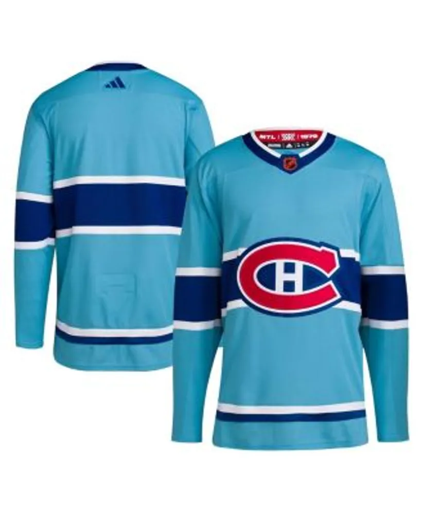 Adidas Men's Light Blue Montreal Canadiens Reverse Retro 2.0