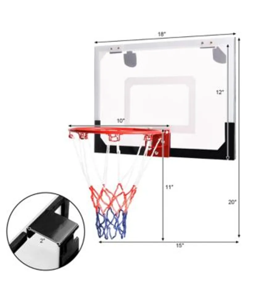 Costway Over-The-Door Mini Basketball Hoop