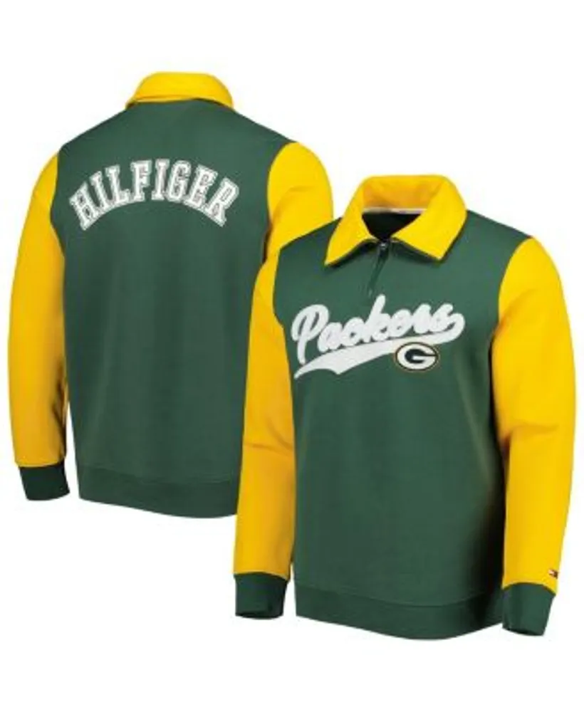 Men's Nike Green Green Bay Packers Sideline Player - Quarter-Zip