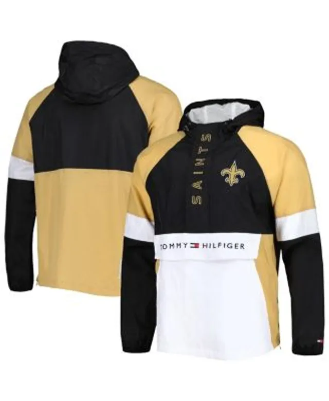 Tommy Hilfiger Men's Black New Orleans Saints Pilot Aviator Full-Zip Jacket  - Macy's