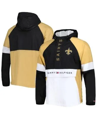 New Orleans Saints Nike Historic Track Full-Zip Jacket - Black