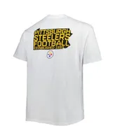 Fanatics Men's Branded White Pittsburgh Steelers Big and Tall Hometown  Collection Hot Shot T-shirt - Macy's