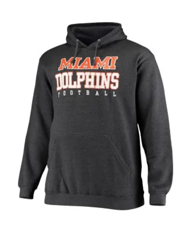 Lids Miami Dolphins Breakneck Blitz Pullover Hoodie - Charcoal