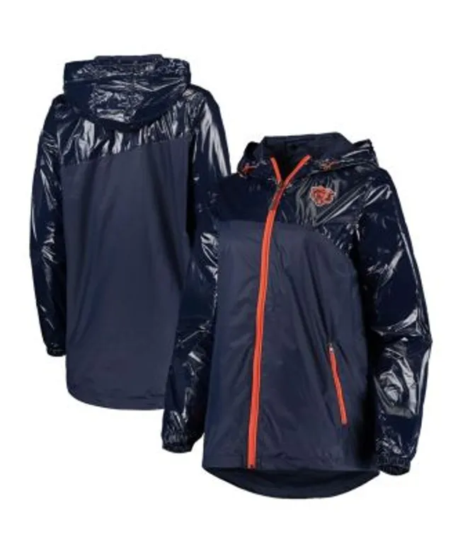 Navy/Orange Full-Zip Chicago Bears Puffer Jacket - Jackets Masters