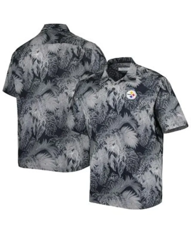 Atlanta Braves Tommy Bahama Bahama Coast Luminescent Fronds IslandZone  Button-Up Camp Shirt - Blue