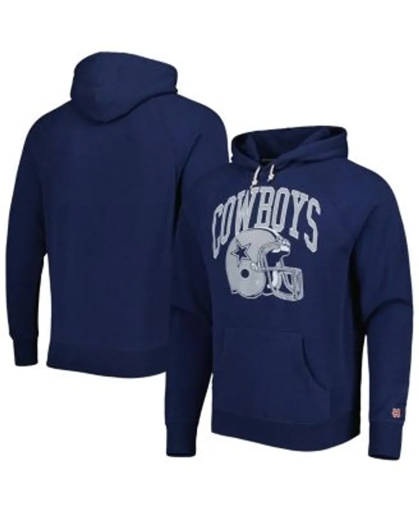 Homage Men's Navy Dallas Cowboys Retro Helmet Tri-Blend Raglan Pullover  Hoodie