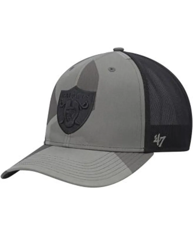 Men's '47 Gray Las Vegas Raiders MVP Adjustable Hat