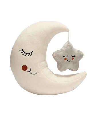 Goodnight Moon and Star Plush Stuffed Toy - Cream/Gray