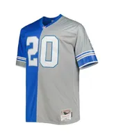 Men's Nike Barry Sanders Blue Detroit Lions Game Retired Player Jersey