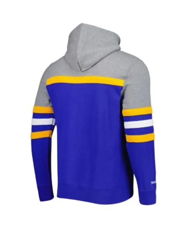 New England Patriots Mitchell & Ness Head Coach Hoodie - Purple - Royal -  Mens